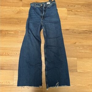 Zara Blue Flare & Wide Leg Jeans